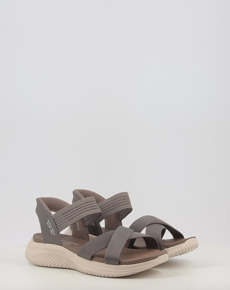 Sandálias SKECHERS SLIP-INS: ULTRA FLEX 3.0 - NEVER 119975 castanho