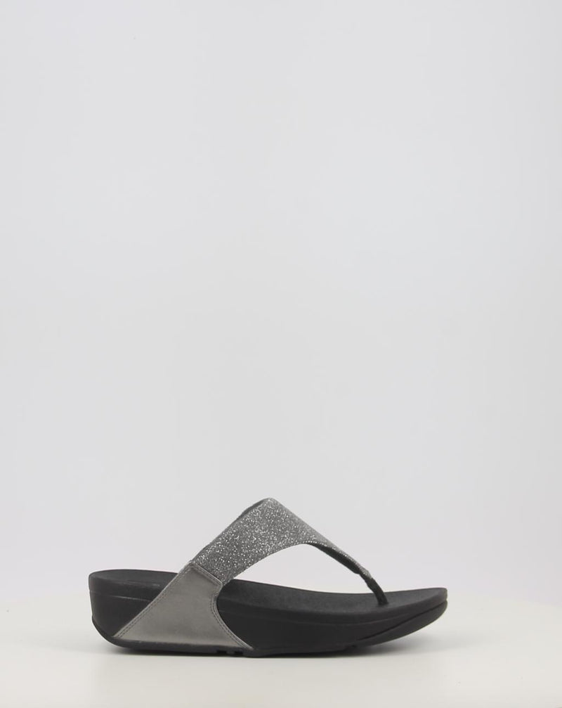 Sandálias FITFLOP LULU SHIMMERLUX TOE-POST SANDALS metalizado