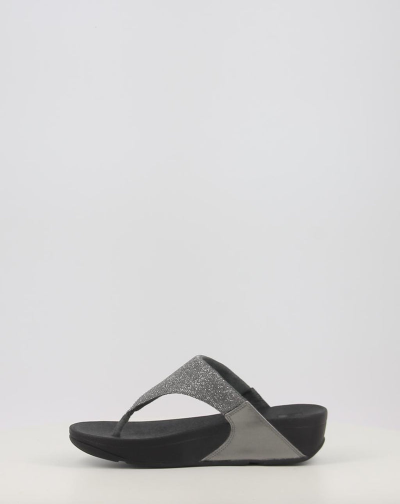 Sandálias FITFLOP LULU SHIMMERLUX TOE-POST SANDALS metalizado