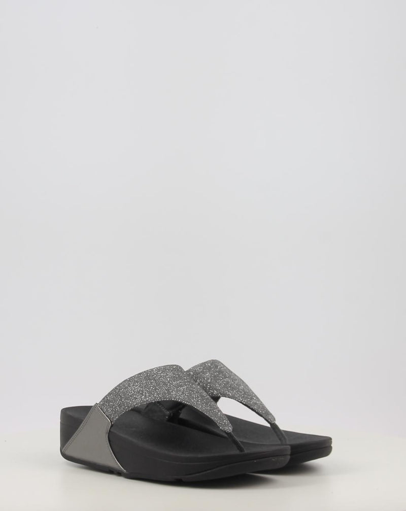 Sandálias FITFLOP LULU SHIMMERLUX TOE-POST SANDALS metalizado