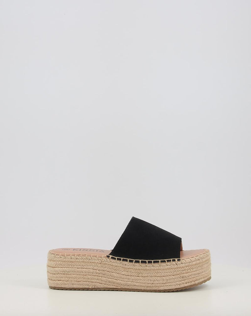 Alpargatas KISSIA COCO preto