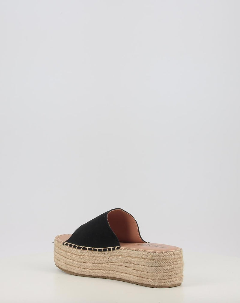 Alpargatas KISSIA COCO preto