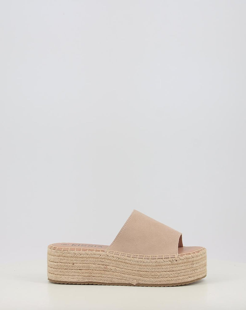 Alpargatas KISSIA COCO taupe