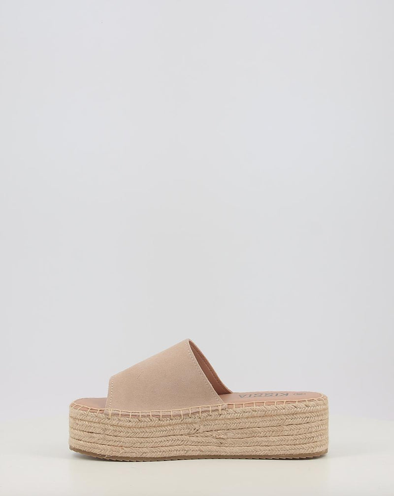 Alpargatas KISSIA COCO taupe