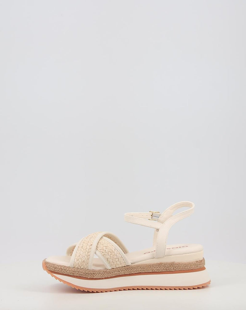 Sandálias GIOSEPPO BOSCAWEN 74032-P creme
