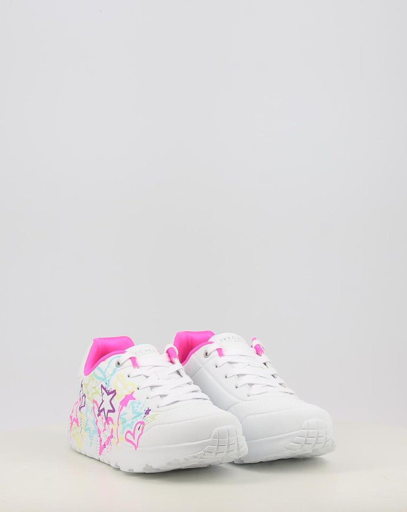 Sapatilhas SKECHERS UNO LITE- EASY ZIP 310391L branco