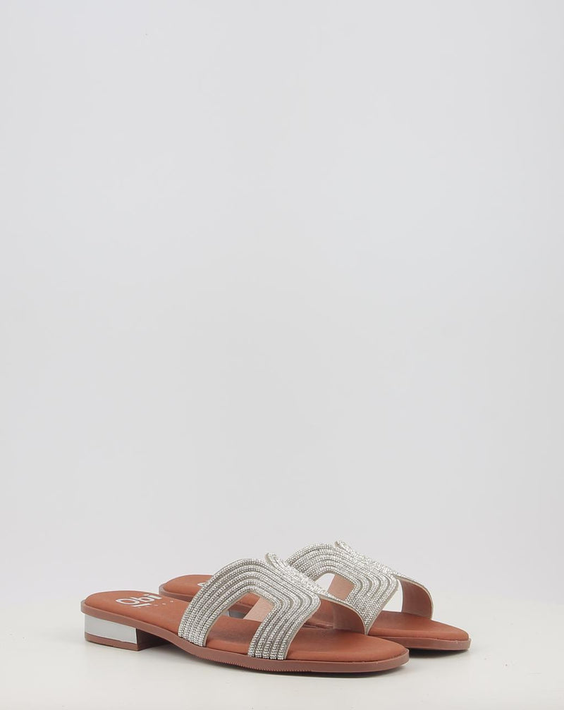 Sandálias OBI SHOES 5590 prata
