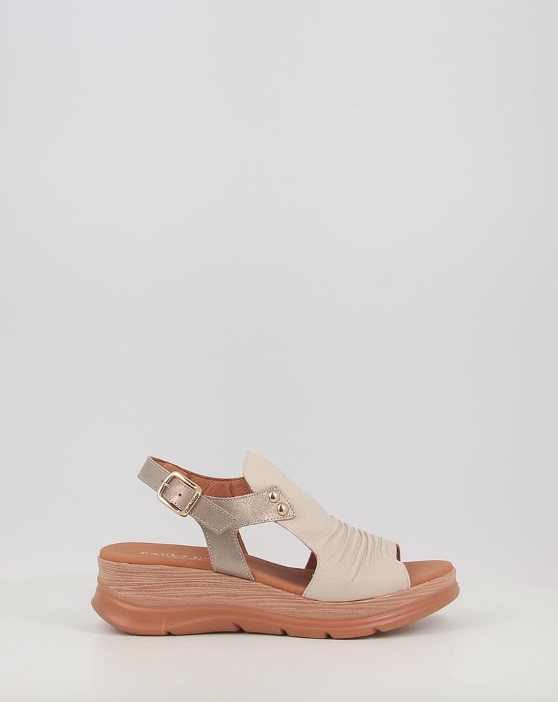 Sandálias PAULA URBAN 24-17 creme
