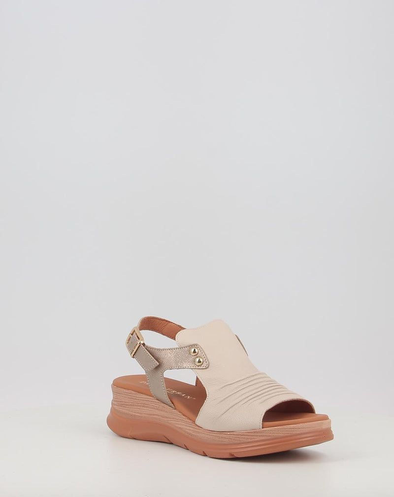 Sandálias PAULA URBAN 24-17 creme