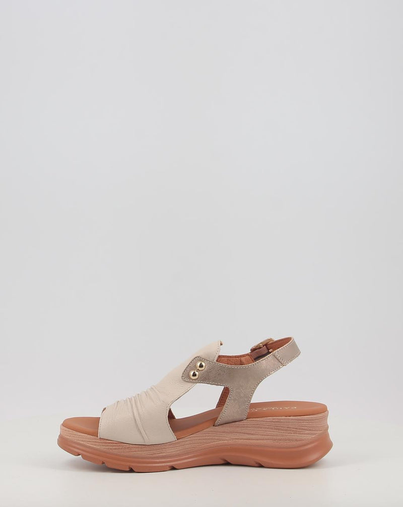 Sandálias PAULA URBAN 24-17 creme