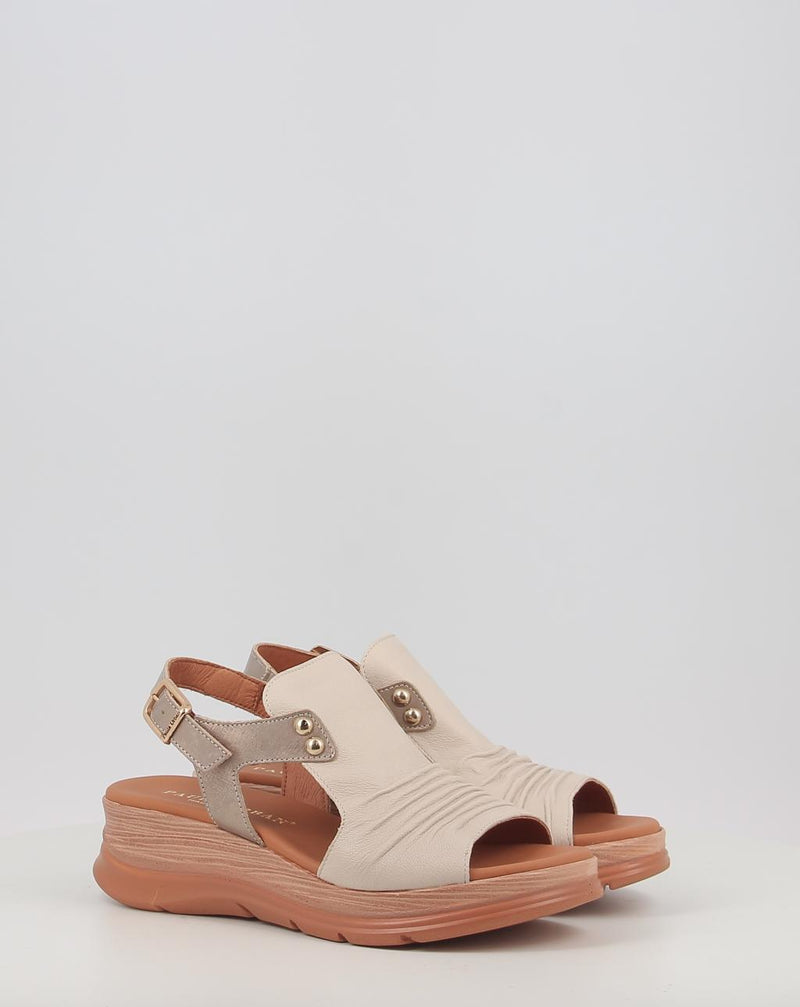 Sandálias PAULA URBAN 24-17 creme