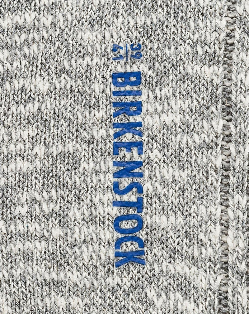 Meias BIRKENSTOCK COTTON SLUB M cinzento