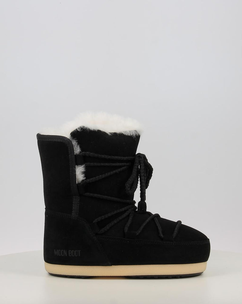 Botas MOON BOOT MB EVX BOOT SUEDE / SHEARLING preto