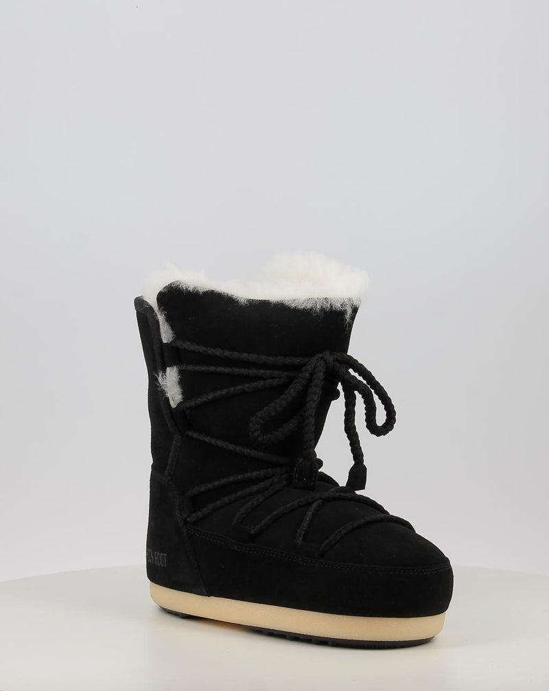 Botas MOON BOOT MB EVX BOOT SUEDE / SHEARLING preto