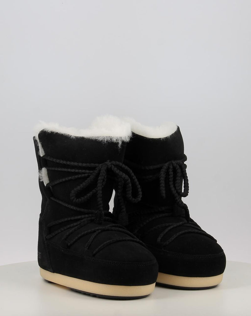 Botas MOON BOOT MB EVX BOOT SUEDE / SHEARLING preto