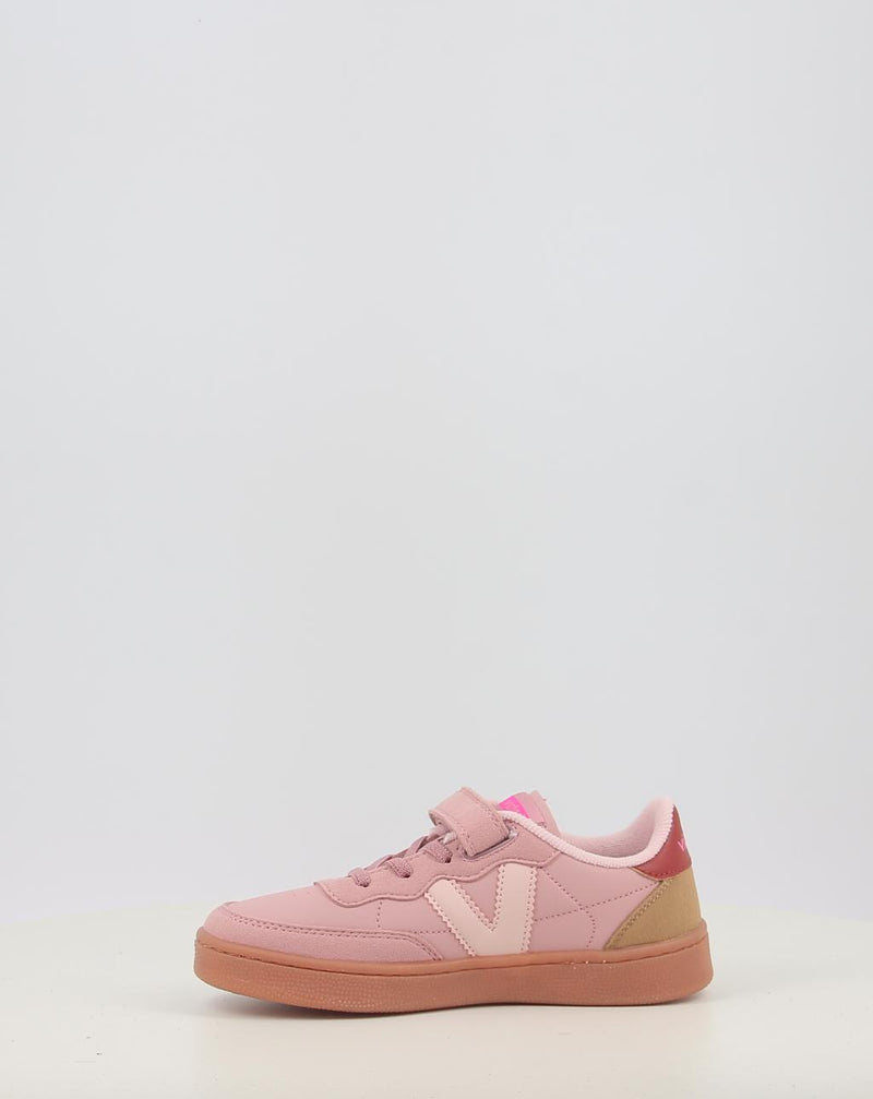 Sapatilhas VICTORIA OSLO VELCRO EFECTO PIEL CONTRASTE 1256106 rosa