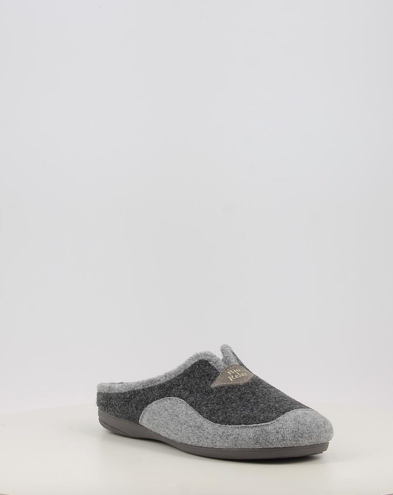 Chinelos de Casa BIO RELAX FANCYWOOL 13660 cinzento