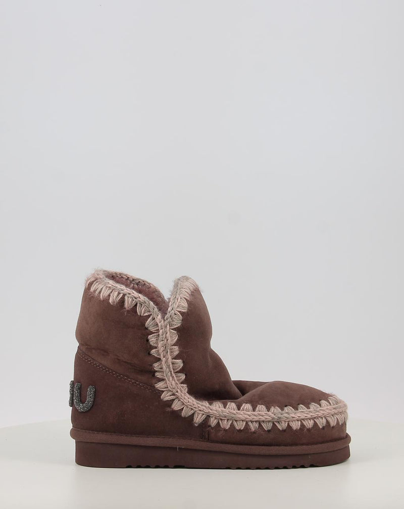 Botas MOU ESKIMO 18 GLITTER LOGO castanho