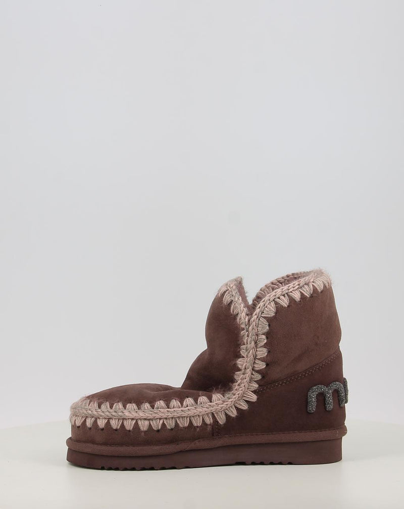 Botas MOU ESKIMO 18 GLITTER LOGO castanho