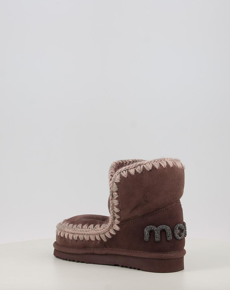 Botas MOU ESKIMO 18 GLITTER LOGO castanho