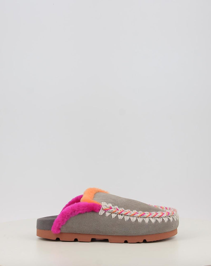 Tamancos MOU WINTER BIO OVERSTITCHING cinzento