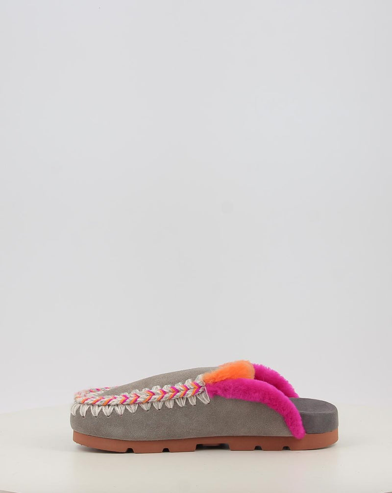 Tamancos MOU WINTER BIO OVERSTITCHING cinzento