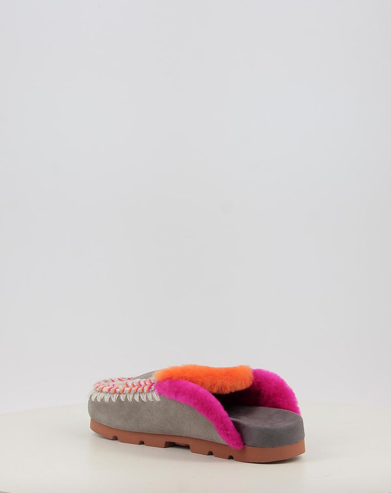 Tamancos MOU WINTER BIO OVERSTITCHING cinzento
