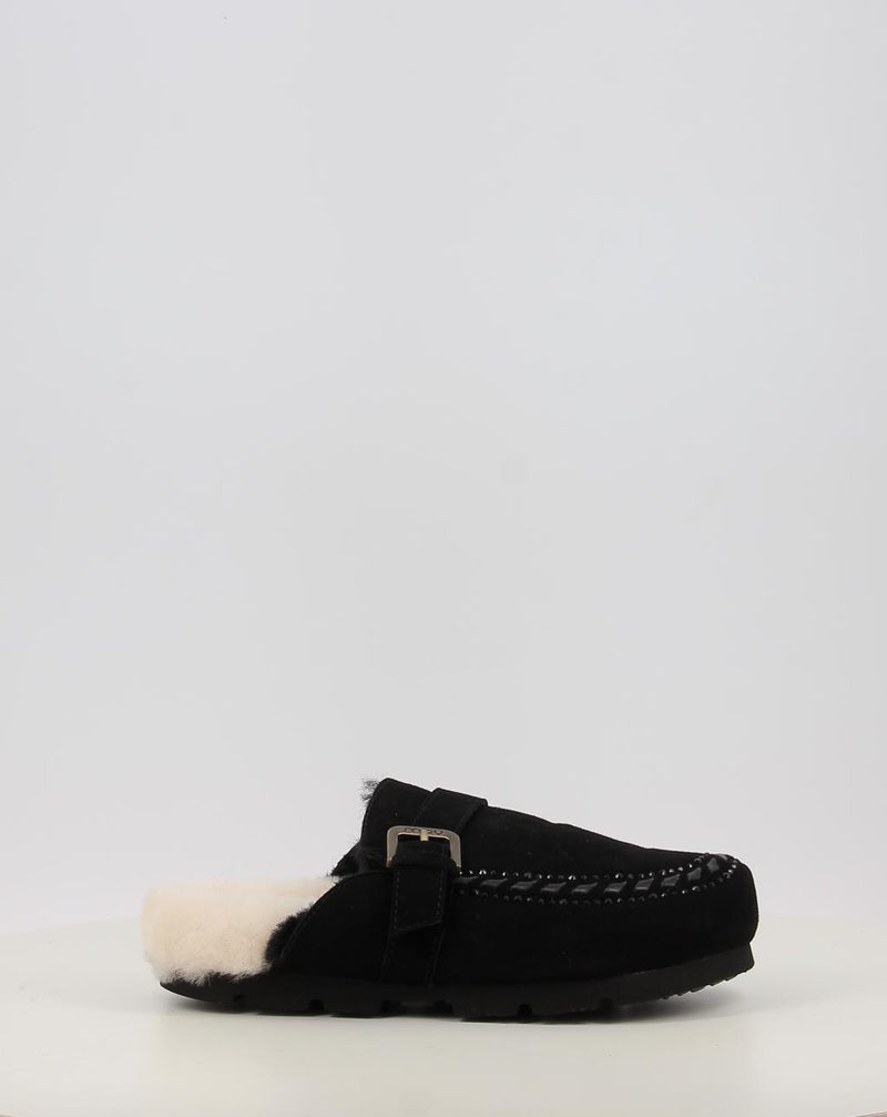 Tamancos MOU WINTER BIO LEATHER STITCHING preto
