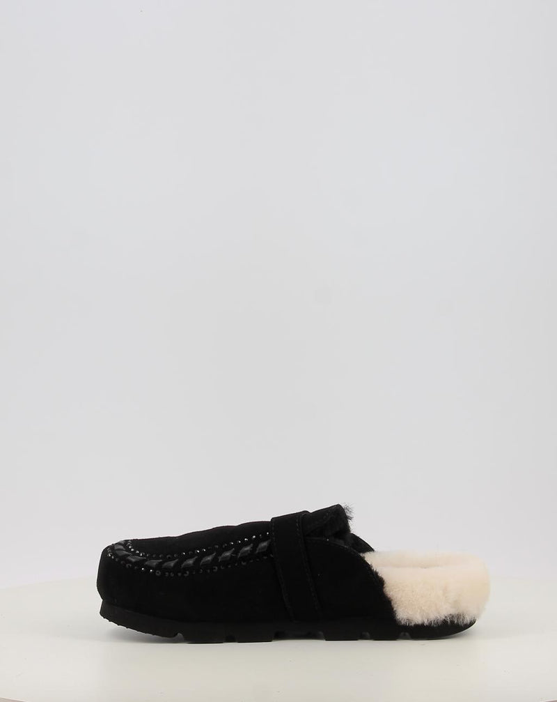 Tamancos MOU WINTER BIO LEATHER STITCHING preto