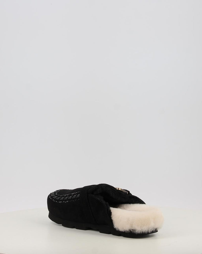 Tamancos MOU WINTER BIO LEATHER STITCHING preto