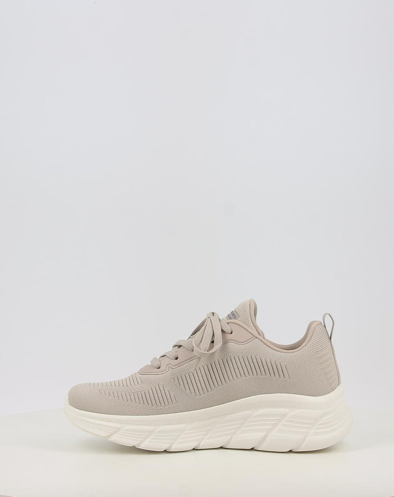 Sapatilhas SKECHERS BOBS SPORT B FLEX HI - FLYING HI 117385 taupe