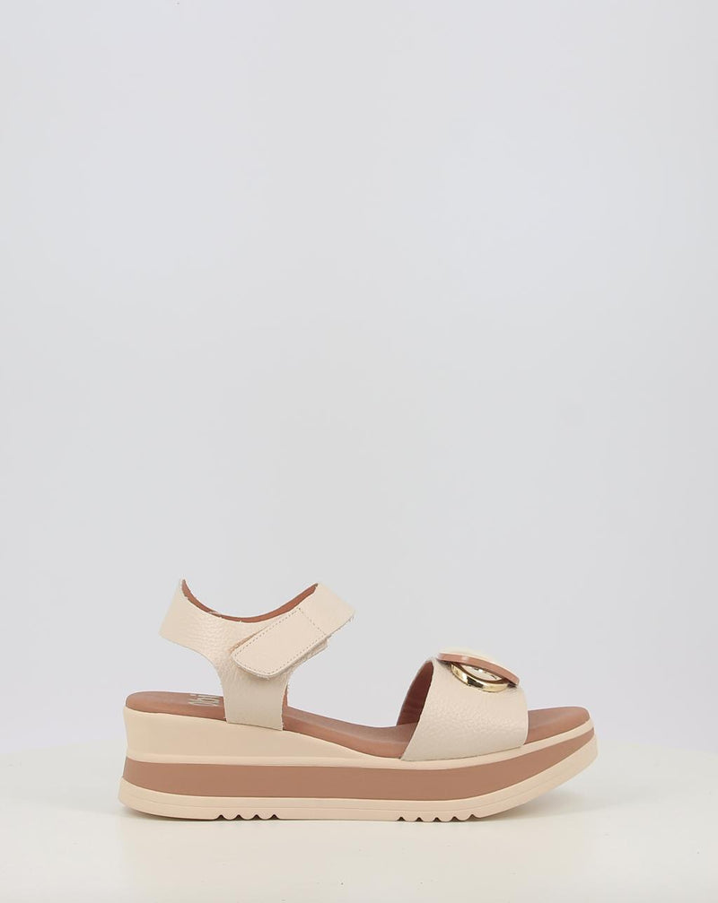 Sandálias OBI SHOES 5764 creme