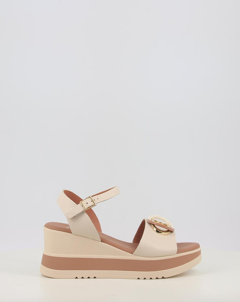 Sandálias OBI SHOES 5765 creme