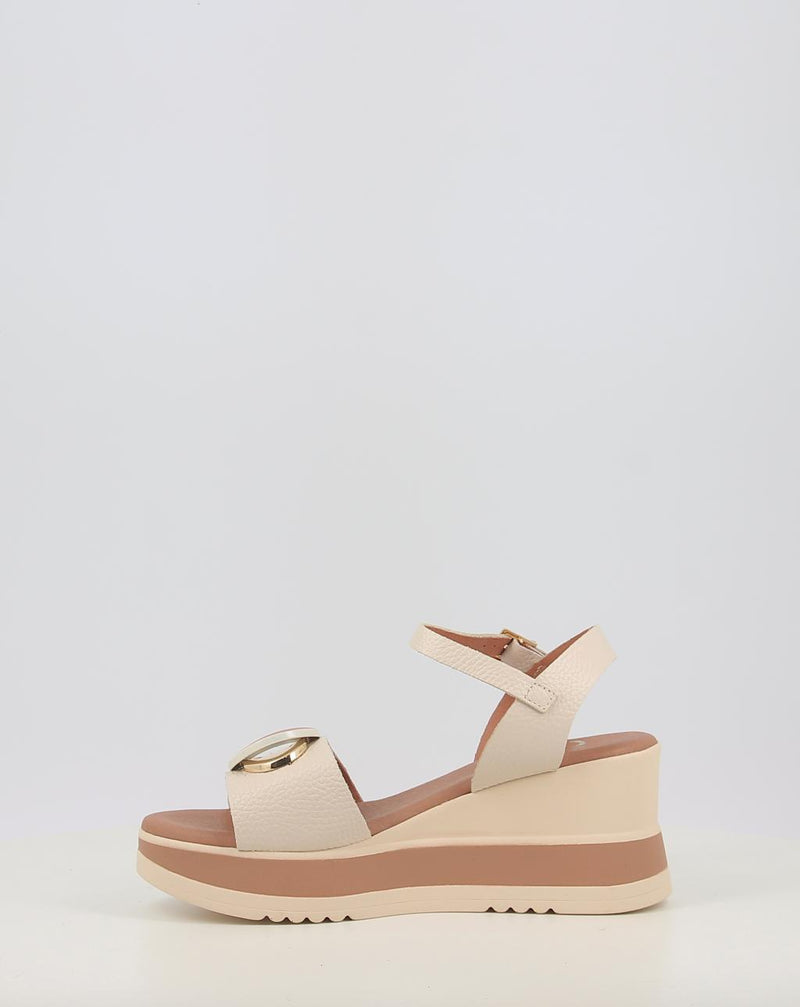 Sandálias OBI SHOES 5765 creme