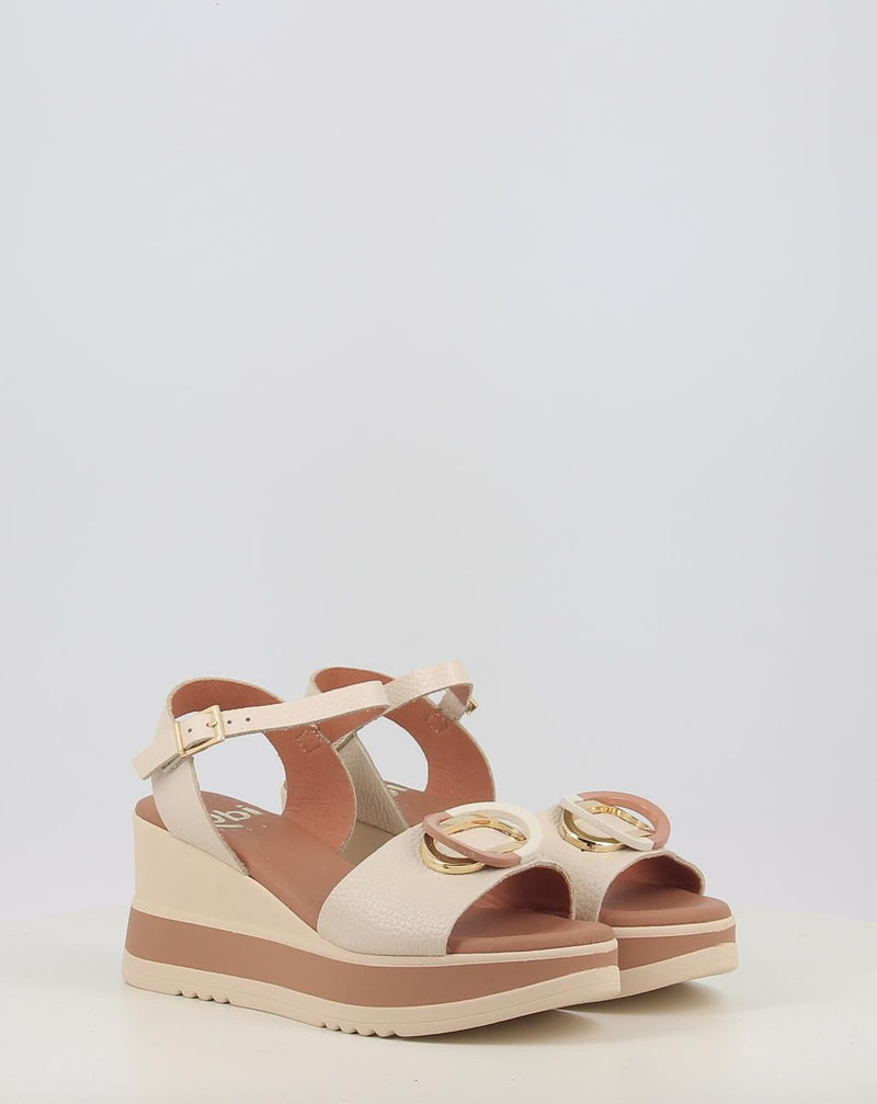 Sandálias OBI SHOES 5765 creme