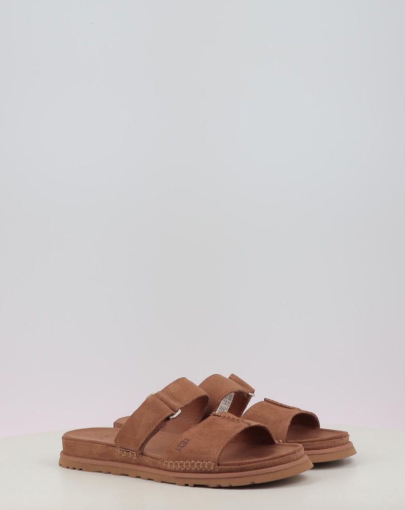 Sandálias UGG GOLDENGAZE SLIDE chestnut