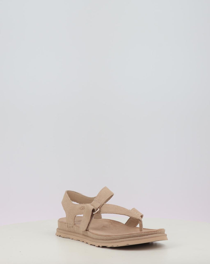 Sandálias UGG GOLDENGAZE TOE POST bege