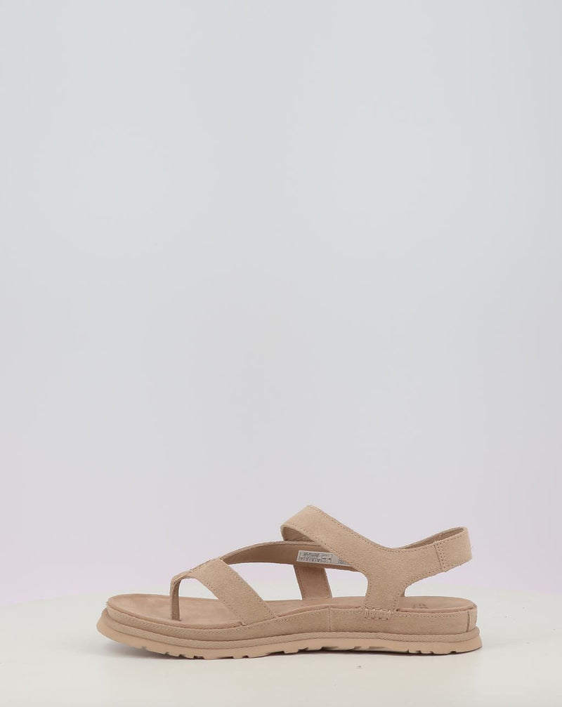 Sandálias UGG GOLDENGAZE TOE POST bege