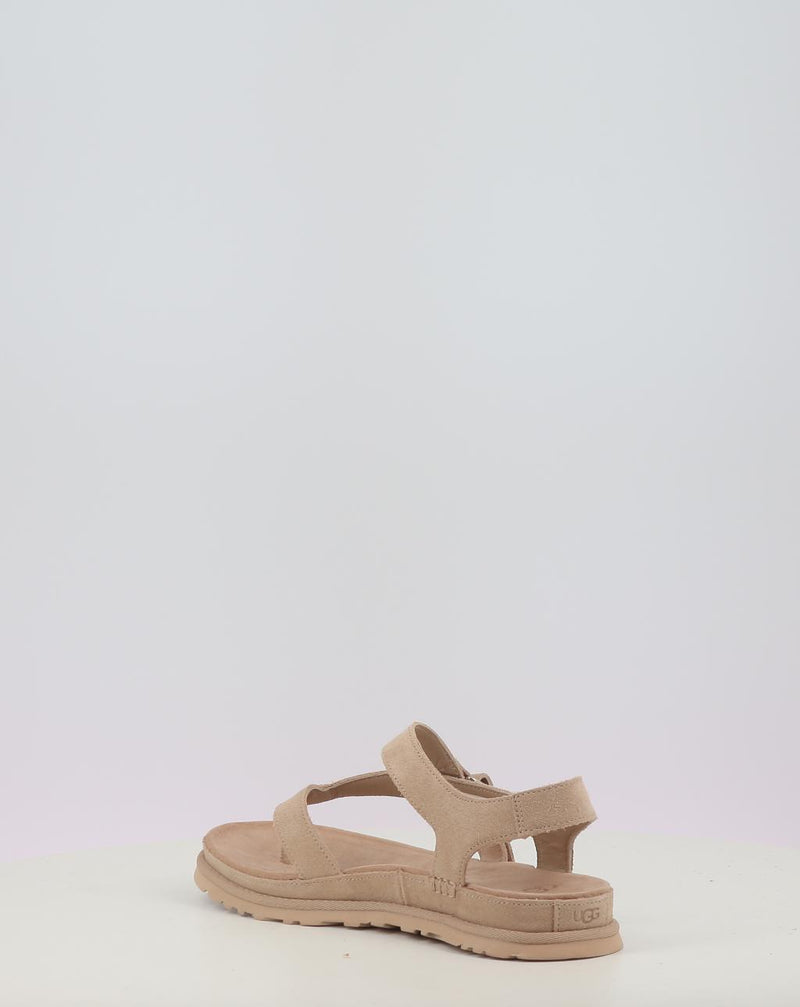 Sandálias UGG GOLDENGAZE TOE POST bege
