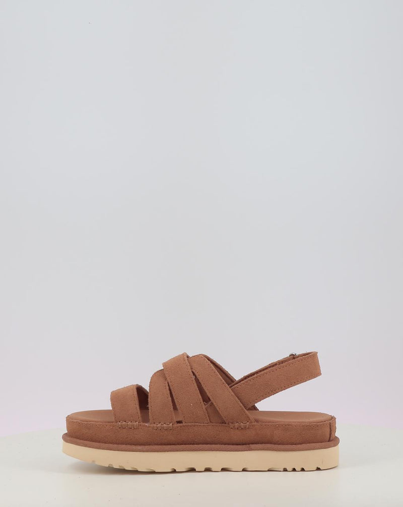 Sandálias UGG GOLDENSTAR GLEAM chestnut