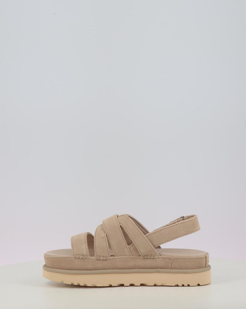 Sandálias UGG GOLDENSTAR GLEAM bege