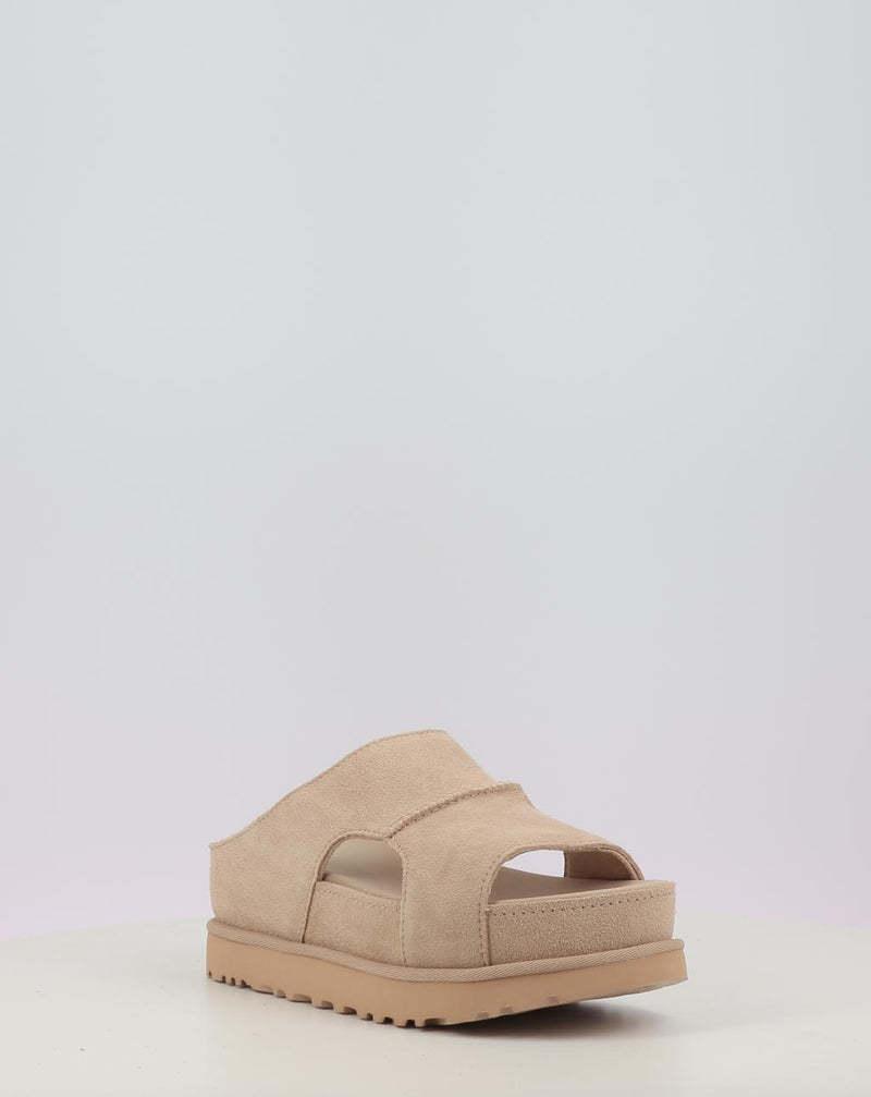 Sandálias UGG GOLDENSTAR HI CUTOUT SLIDE bege