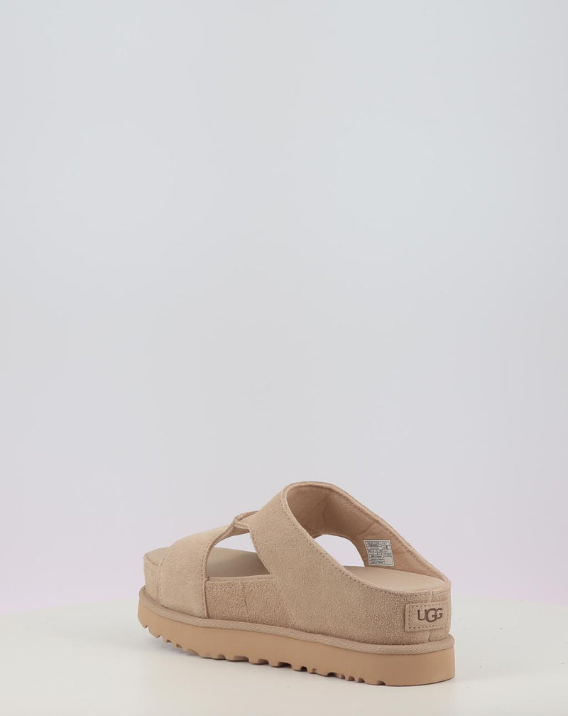 Sandálias UGG GOLDENSTAR HI CUTOUT SLIDE bege