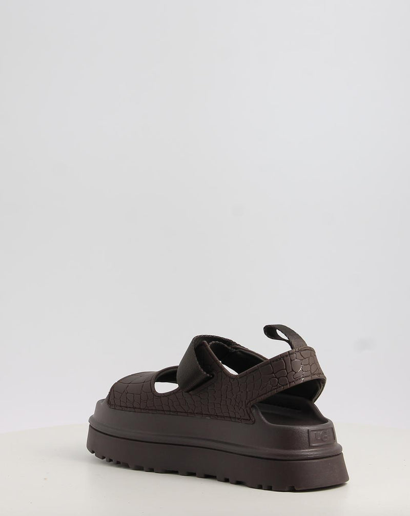 Sandálias UGG GOLDENGLOW EMBOSSED castanho