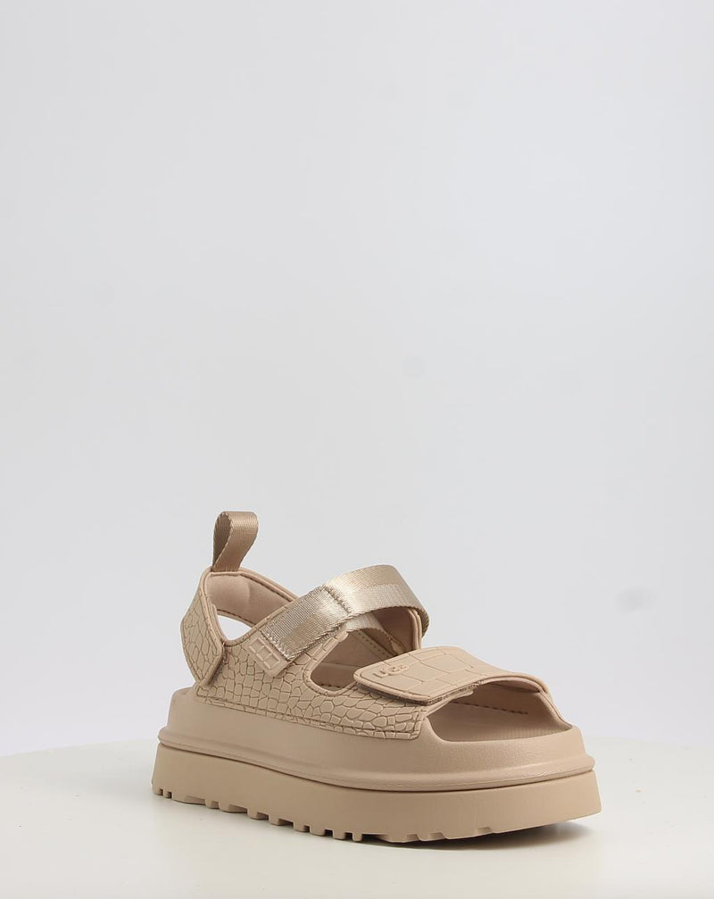 Sandálias UGG GOLDENGLOW EMBOSSED bege