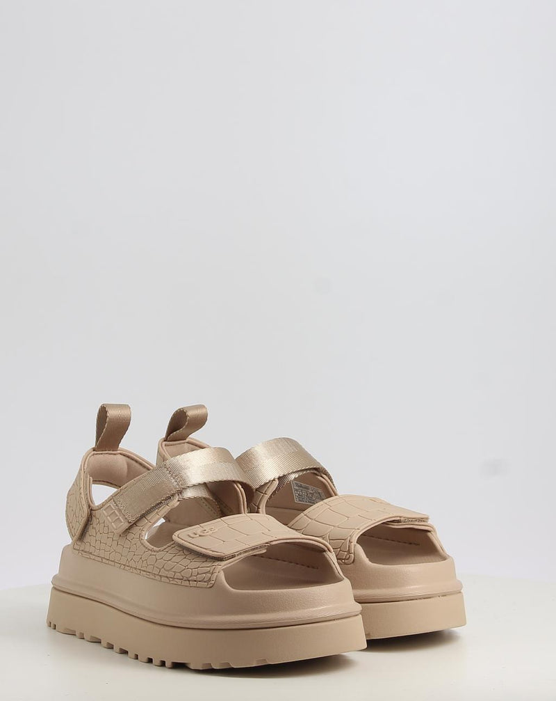 Sandálias UGG GOLDENGLOW EMBOSSED bege