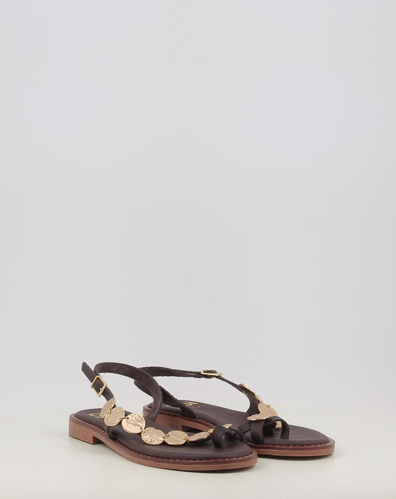 Sandálias OBI SHOES 5788 castanho