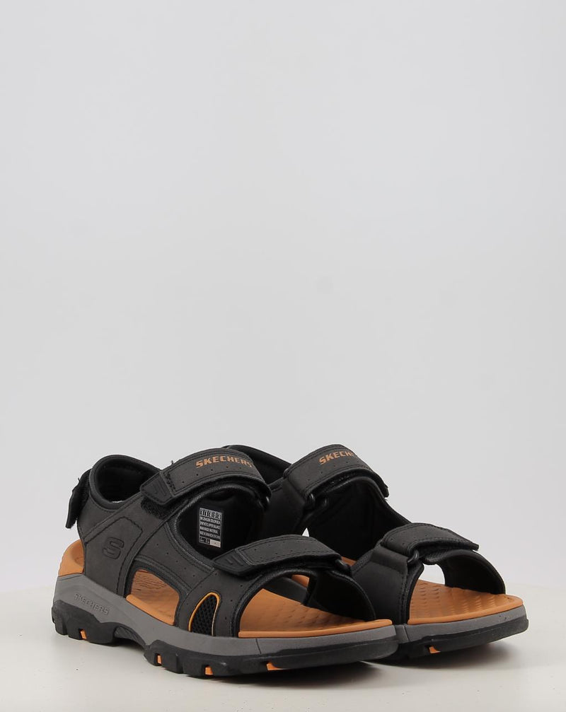 Sandálias SKECHERS RELAXED FIT: TRESMEN - HIRANO 204106 preto