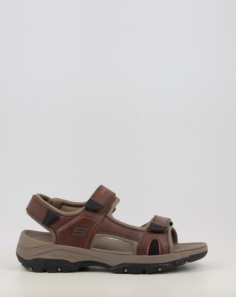 Sandálias SKECHERS RELAXED FIT: TRESMEN - HIRANO 204106 castanho