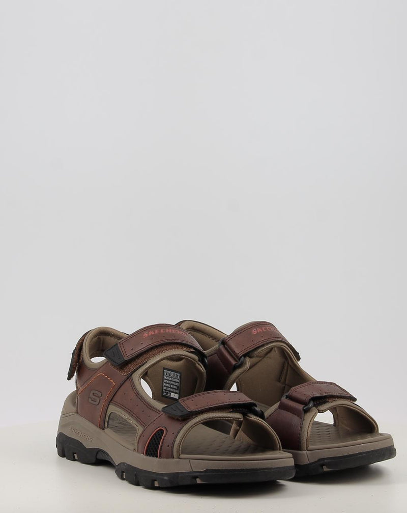Sandálias SKECHERS RELAXED FIT: TRESMEN - HIRANO 204106 castanho